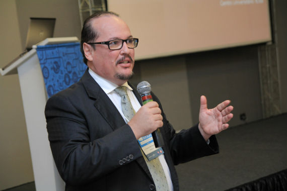 O Dr. Francisco Botelho durante o encontro em Brasília