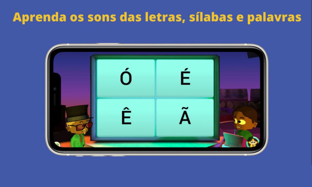 O lançamento do jogo virtual no Brasil é uma ação do MEC, no âmbito da Política Nacional de Alfabetização e do programa Tempo de Aprender. Crédito: Divulgação.