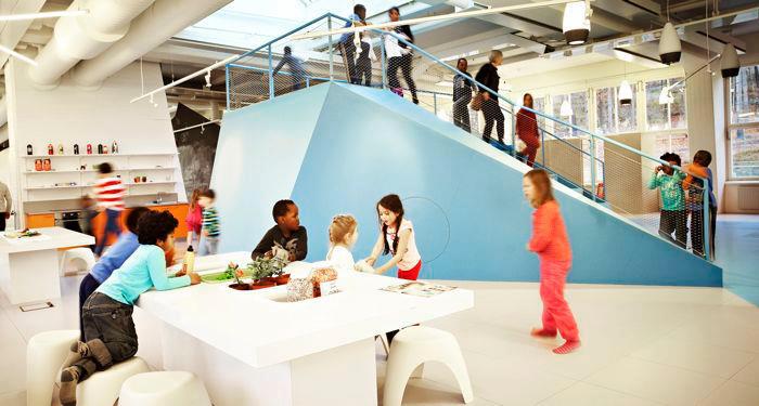 Vittra Telefonplan: projeto arquitetônico de escola na Suécia mostra que design também é ferramenta de aprendizagem. Crédito: divulgação.